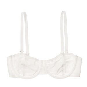 NWOT CUUP White Mesh Balconette 42D